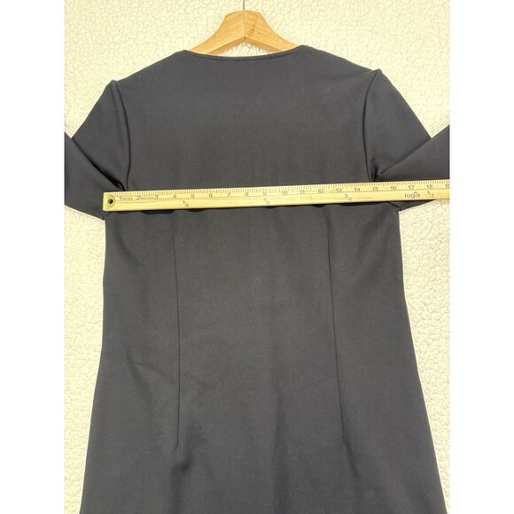 NWT Chicos Black Label Embellished Bow Dress Womens Size 4 Sequin 3/4 Sleeve - Picture 7 of 8